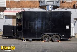 2024 8.5' x 14' Kitchen Food Concession Trailer with Pro-Fire System