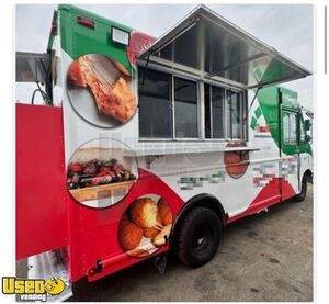 Solar-Powered 2007 22' Ford All-Purpose Food Truck with New Engine + Pro Fire System