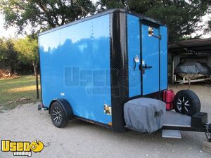 NEW - 2024 7' x 10' Cargo Craft Shaved Ice Trailer Snowball Concession Unit