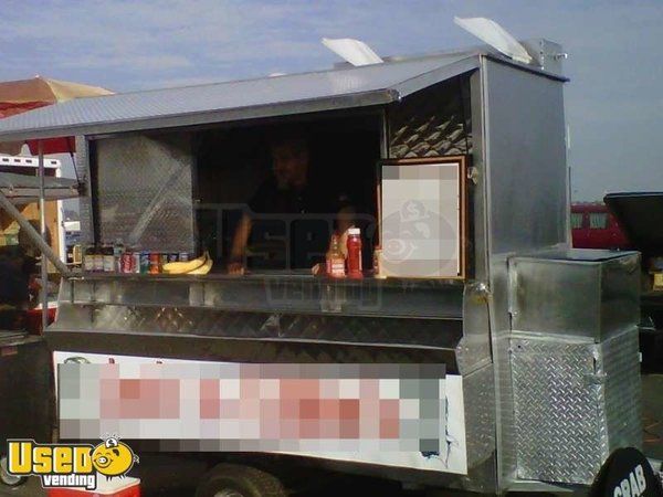 2002 8' x 4' Custom Sales and Service Food Trailer