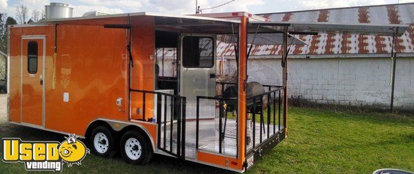 2014 Diamond BBQ Trailer with Smoker Porch