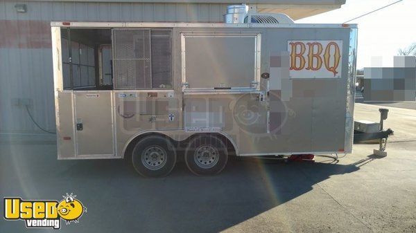 2015 - 8.5' x 20' BBQ Concession Trailer