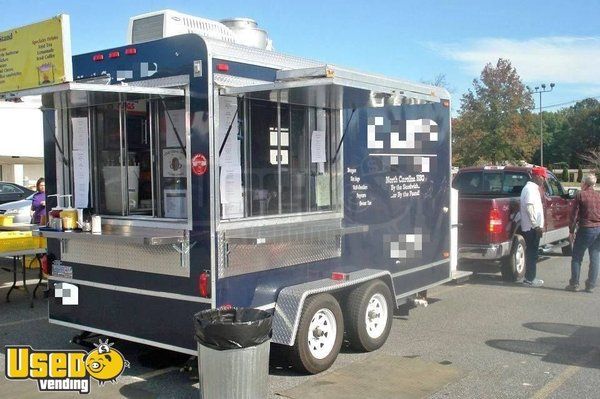 2010 - 7' x 14' Mobile Kitchen Food Concession Trailer