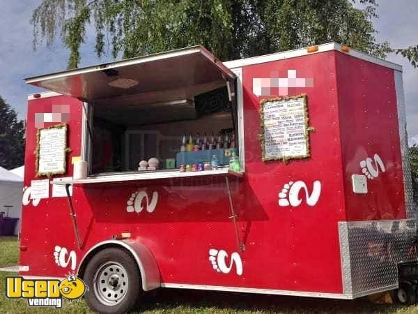 2014 - 6' x 12' Turnkey Shaved Ice Concession Trailer