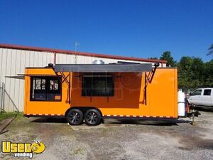 2018 - 8.5' x 24' Mobile Kitchen Food Concession Trailer with 8' Enclosed Porch