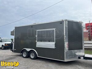 Like-New - 2022 8.5' x 16' Freedom Kitchen Food Concession Trailer with Pro-Fire Suppression
