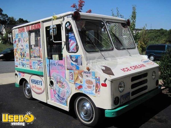 Classic Ice Cream Vending Truck with Nicholas Music Box