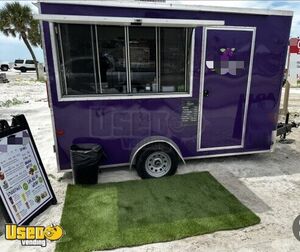 2020 7' x 12' Smoothie and Beverage Trailer | Mobile Vending Unit