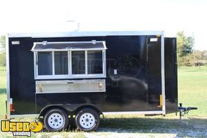 New and Never Used - 2025 8' x 14' Kitchen Food Concession Trailer with Fire Suppression System