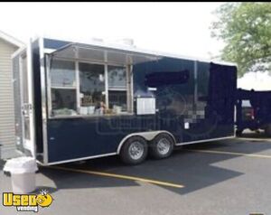 Fully Loaded. 2018 25' Kitchen Food Concession Trailer with Pro Fire System