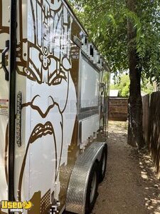 2023 7' x 14' Food Concession Trailer Mobile Kitchen w/ Pro Fire System
