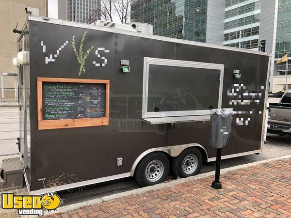 Loaded 2018 8.5' x 18' Mobile Kitchen Unit Food Concession Trailer