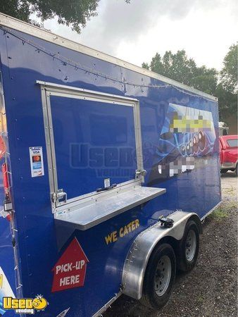 Turnkey Fully Licensed and Loaded 2019 - 8' x 16' Kitchen and Catering Food Trailer