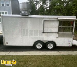 NICE 2003 8' x 16' Pace Food Concession Trailer Licensed Commercial Mobile Kitchen