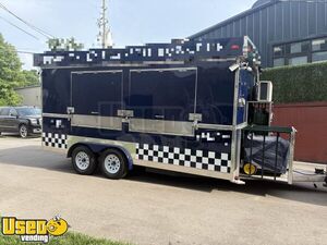 2022 8' x 16' Kitchen Food Concession Trailer with Pro Fire System