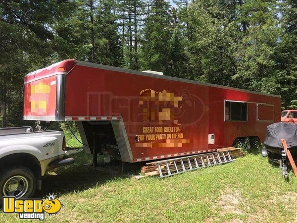 7.5' x 46' BBQ Concession Trailer