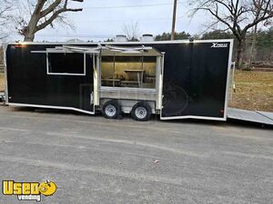 2021 8' x 28' Kitchen Food Trailer with Fire Suppression System