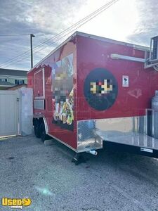 Like-New - 2023 8.5' x 16' Kitchen Food Concession Trailer with Pro-Fire Suppression