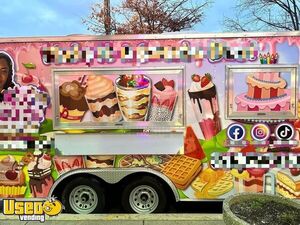 Like New - 2023 18' Kitchen Food Trailer with Fire Suppression System