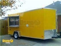 7 x 14 Cover Wagon V-Nose Concession Trailer