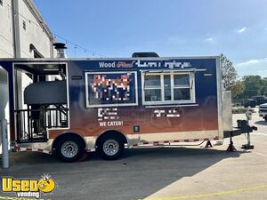 Nice 2022 - 8.5' x 20' Wood-Fired Pizza Concession Trailer with Open Porch