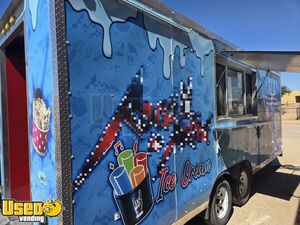 2021 25' Rolled Ice Cream Concession Trailer | Mobile Vending Unit