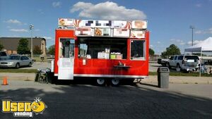 2018 - 8' x 18' Kitchen Food Concession Trailer Mobile Vending Unit