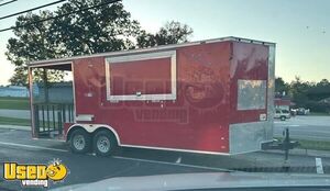 2019 8.5' x 20' Wow Cargo Food Concession Trailer with Porch