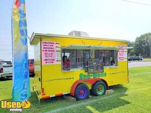 Turnkey - 2009 6' x 14' SnoPro Shaved Ice Trailer | Snowball Concession Trailer