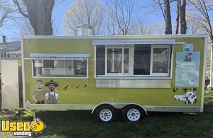 2024 8' x 16' Kitchen Food Concession Trailer with Pro Fire System