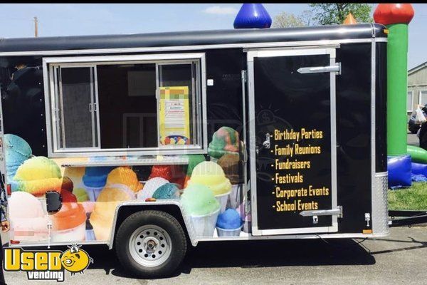 2016 - 8' x 12' Italian Ice Concession Trailer with Truck