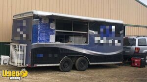 2008 - 8' x 16' Wells Cargo Food Concession Trailer / Mobile Kitchen