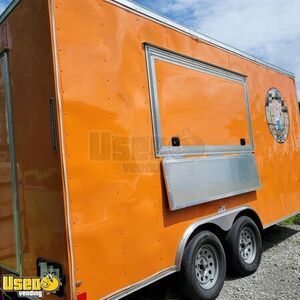 2021 8.5' x 16' Lightly Used Mobile Kitchen Food Concession Trailer