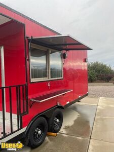 Fully Equipped - 8.4' x 20' Full Kitchen Food Concession Trailer with Porch