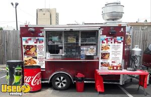 2013 6' x 12' Bendron Kitchen Food Trailer and 2006 Chevy Tahoe Truck