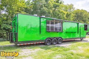 Fully Loaded 2025 8.5 x 44 Gooseneck Kitchen Concession Trailer w/  Bathroom + Pro Fire System
