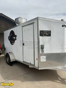 2015 6' x 12' Kitchen Food Concession Trailer with Fire Suppression System