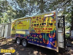 NEW 2025 8' x 16' Mobile Kitchen Food Concession Trailer w/ Pro Fire System