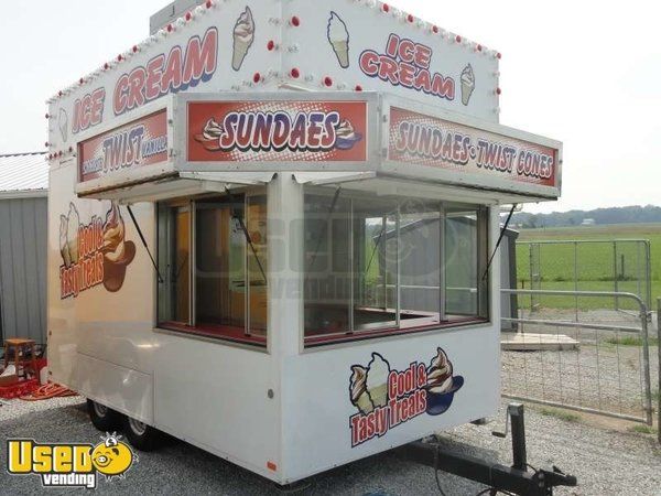 2012 - Rapsure 14' x 8' Ice Cream Concession Trailer