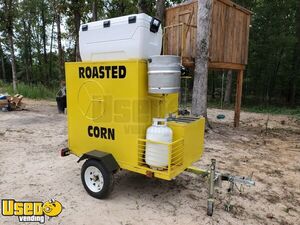 4.5' x 5.5' Corn Roasting Trailer / Used Corn Roaster Machine
