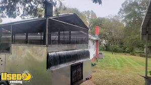 Used 2015 - 8' x 16' Barbecue Concession Trailer / Mobile BBQ Rig