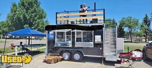2022 - 8' x 16' Food Concession Trailer with Rooftop Stage