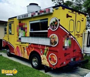 Chevrolet P30 Mobile Kitchen Food Truck with Fire Suppression System