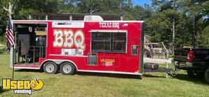 2018 - 8.5' x 20' Cargo Mate Barbecue Food Concession Trailer with Open Porch