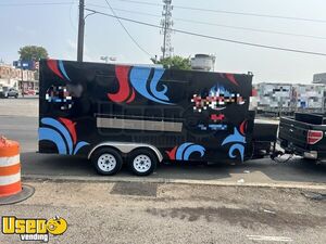2022 8' x 16' Kitchen Food Concession Trailer with Pro-Fire System