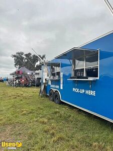 2024 24' Kitchen Food Concession Trailer w/ Bathroom and Fire Suppression System