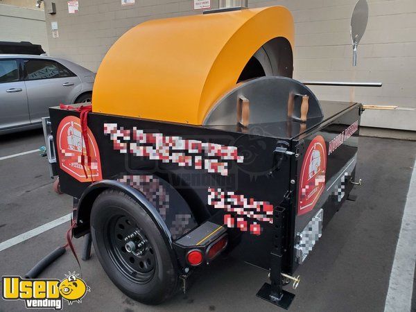 2019 4' x 6' Wood Burning Premier Alfa Pizza Oven w/ 12' Trailer