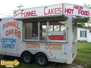 Wells Cargo 8' x 16' Food Concession Trailer Mobile Street Vending Unit