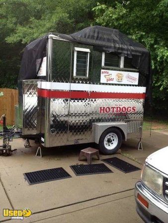 2004 - 11' Stainless Steel Custom Carts Brand Concession Trailer