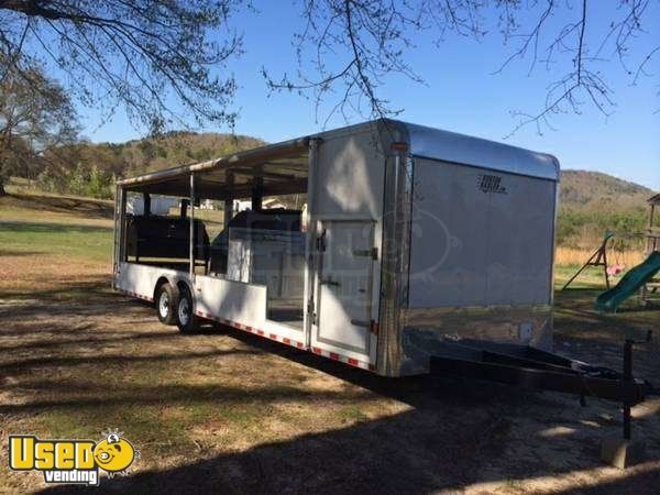 28' BBQ Smoker Concession Trailer